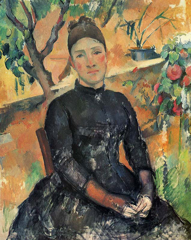 Madame Cezanne in the Conservatory